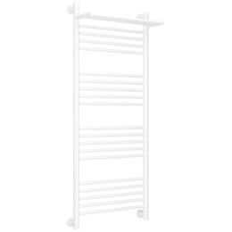 Полотенцесушитель водяной Сунержа Богема+ с полкой П20 500x1260 мм 30-0223-1250, белый матовый - фото 