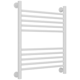 Полотенцесушитель водяной Сунержа Богема+ П10 500x660 мм (прямая перемычка) 30-0220-6050, белый матовый - фото 
