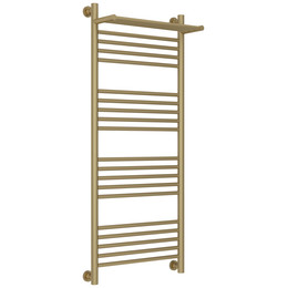 Полотенцесушитель водяной Сунержа Богема+ с полкой П20 500x1260 мм 032-0223-1250, золото матовое - фото 
