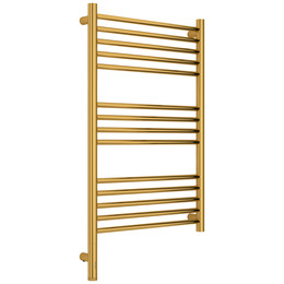 Полотенцесушитель электрический Сунержа Богема 3.1 П14 500x920 мм (прямая перемычка) 03-6004-8050 L, золото - фото 
