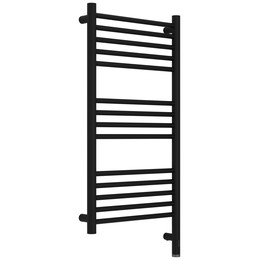 Полотенцесушитель электрический Сунержа Богема 3.1 П14 400x920 мм (прямая перемычка) 31-6005-8040 R, чёрный матовый - фото 