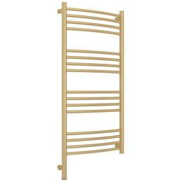 Полотенцесушитель электрический Сунержа Богема 3.1 П16 500x1120 мм (выгнутая перемычка) 022-6002-1050 L, шампань матовый - фото 