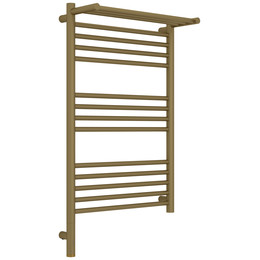 Полотенцесушитель электрический Сунержа Богема 3.1 с полкой П14 500x920 мм 032-6006-8050 L, золото матовое - фото 