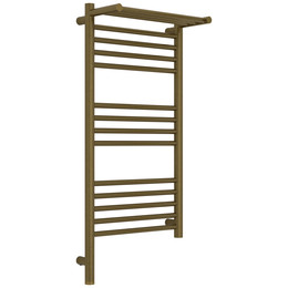 Полотенцесушитель электрический Сунержа Богема 3.1 с полкой П14 400x920 мм 05-6006-8040 L, состаренная бронза - фото 