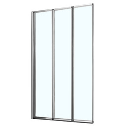 Шторка для ванны Azario Preston 80x150 см AZ-NFC6433 800, хром/прозрачное - фото 