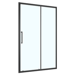 Душевая дверь Loranto 130 см CS-AB03B-130, чёрный матовый/прозрачное - фото 