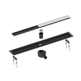 Трап Timo Drain System 90 см DS230209/03 (под плитку) чёрный матовый - фото 