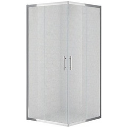 Душевое ограждение Cezares 90х90 см ECO-O-A-2-90-P-Cr, хром/матовое - фото 