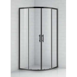 Душевое ограждение Cezares 90х90 см ECO-O-R-2-90-C-NERO, черный/прозрачное - фото 