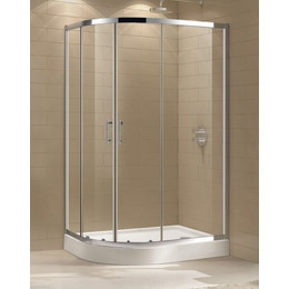 Душевое ограждение Cezares 100х80 см ECO-O-RH-2-100/80-C-Cr, хром/прозрачное - фото 