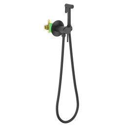 Набор для гигиенического душа Timo Saona 2338/03SM (со скрытой частью) чёрный - фото 