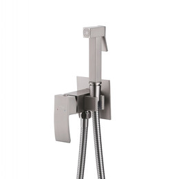 Набор для гигиенического душа Abber Wasserfall AF8625SP (со скрытой частью) сатин - фото 