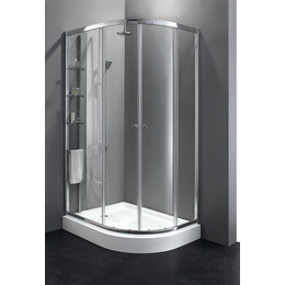 Душевое ограждение Cezares 120х100 см ANIMA-W-RH-2-120/100-C-Cr-L, хром/прозрачное - фото 