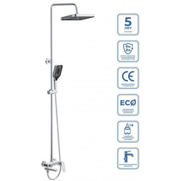 Душевая стойка BelBagno DUE-VSCM-CRM - фото 