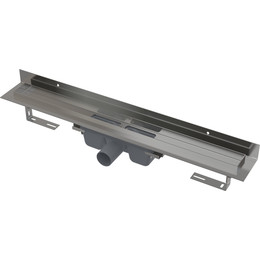 Трап AlcaPlast APZ16-850 Wall, Цвет производителя: белый, нержавеющая сталь/мат, бронза-антик, Размер трапа: 850 - фото 