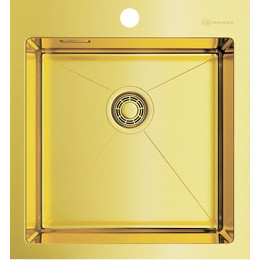 Кухонная мойка Omoikiri AKISAME 46-LG (4973081) 1,2 мм, светлое золото, Цвет производителя: светлое золото - фото 