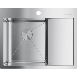 Кухонная мойка Omoikiri AKISAME 65-IN-L (4973058) 1,2 мм, нержавеющая сталь, Цвет производителя: нержавеющая сталь матовая - фото 
