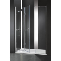 Душевая дверь Cezares 160 см ELENA-W-BS-13-60+50/50-C-Cr, хром/прозрачное - фото 