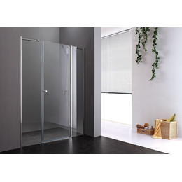 Душевая дверь Cezares 130 см ELENA-W-B-13-40+60/30-P-Cr-R, хром/матовое - фото 