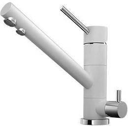 Смеситель для кухни Omoikiri Tonami-WH 4994061, хром/белый - фото 