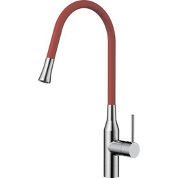 Смеситель для кухни Omoikiri Yatomi-BN-R 4994248, сталь/красный - фото 