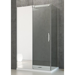 Душевое ограждение Radaway Espera KDJ Mirror 100х80 см L/R, хром/прозрачное/зеркальное - фото 