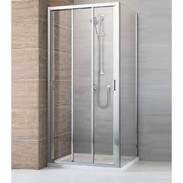 Душевое ограждение Radaway Evo DW+S 85х80 см, хром/прозрачное - фото 