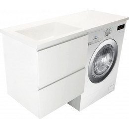 Тумба подвесная с раковиной-столешницей Эстет Dallas Luxe 110 см L, 2 ящика ФР-00002020 - фото 