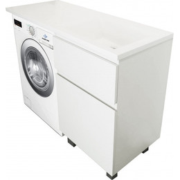 Тумба напольная с раковиной-столешницей Эстет Dallas Luxe 110 см R, 2 ящика ФР-00001966 - фото 