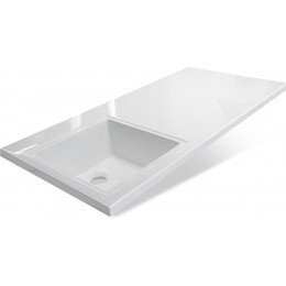 Раковина над стиральной машиной Эстет Dallas Luxe 130 см L ФР-00002166 - фото 