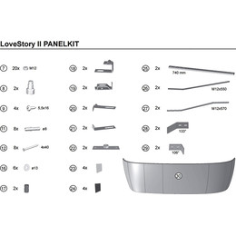 Крепление панели Ravak B27500000N - фото 