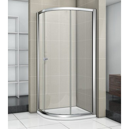 Душевое ограждение Cezares 90х90 см PRATICO-R-1-90-C-Cr, хром/прозрачное - фото 