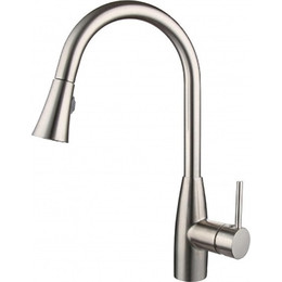 Смеситель для кухни Oulin OL-8016, сатин - фото 