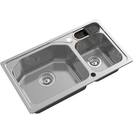 Кухонная мойка Oulin OL-H9818 0,8 мм, нержавеющая сталь - фото 