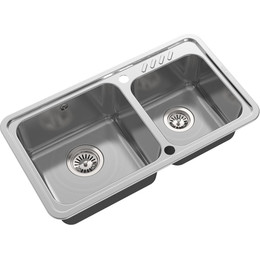 Кухонная мойка Oulin OL-H9903 0,8 мм, нержавеющая сталь - фото 