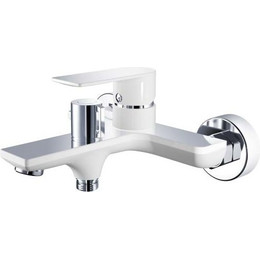 Смеситель для ванны Haiba HB60505-8, белый/хром - фото 