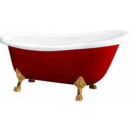 Ванна отдельностоящая BelBagno BB04-ROS 170х80 см - фото 