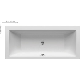 Ванна акриловая Ravak Formy 01 180х80 см C881000000 - фото 