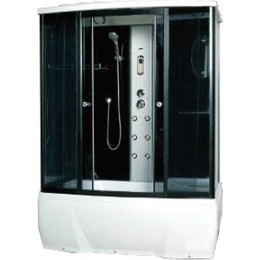 Гидробокс Loranto Selak CS 77-3 A 150х85х215, чёрный/тонированное - фото 