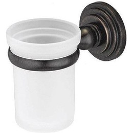 Стакан для зубных щеток WasserKraft Isar K-7328, цвет тёмная бронза - фото 