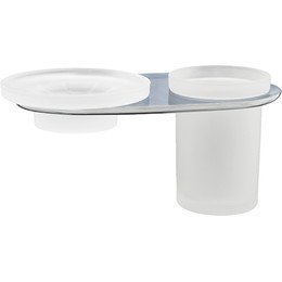 Стакан с мыльницей WasserKraft Kammel K-8326 - фото 