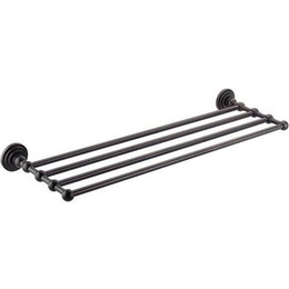 Полка для полотенец WasserKraft Isar K-7311, цвет тёмная бронза - фото 