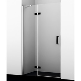 Душевая дверь WasserKraft Aller 120 см L 10H05LBLACK, чёрный/прозрачное - фото 