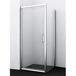 Душевое ограждение WasserKraft Salm 90х100 см 27I18, хром/прозрачное - фото 