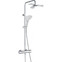 Душевая стойка с термостатом Kludi Fizz 6709605-00 - фото 