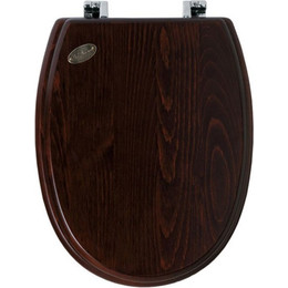 Сиденье с крышкой для унитаза Simas Arcade микролифт, цвет дерево AR008noce/cr - фото 