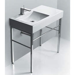 Раковина с консолью Simas Frozen 90 см FZ11bi*1 - фото 