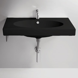 Раковина подвесная Simas Lft Spazio 80 см LFT44nero*1 - фото 