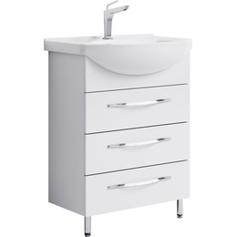 Тумба напольная с раковиной Aqwella Аллегро 65 см Agr.01.06/3 - фото 