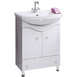 Тумба напольная с раковиной Aqwella Франческа 65 см FR0106 - фото 